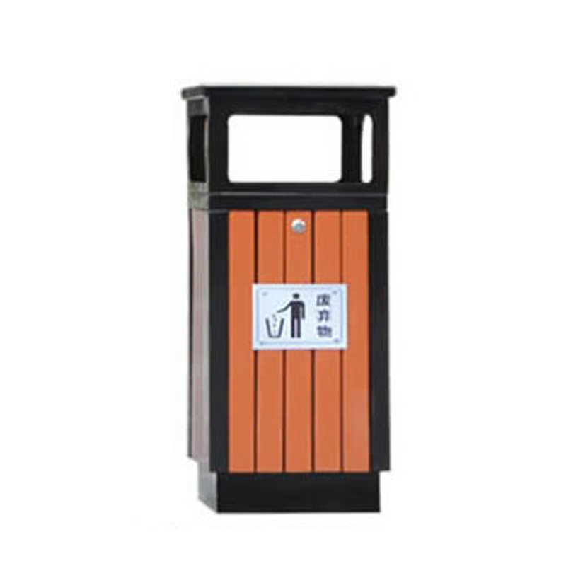 鋼木垃圾桶