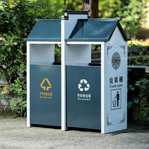 徽派復(fù)古垃圾桶